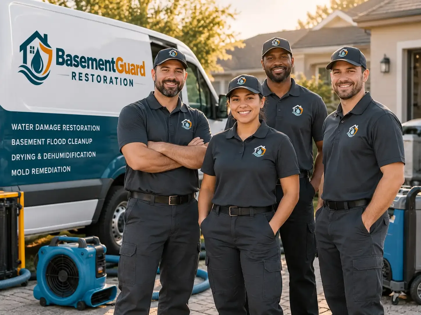 Basement Water Damage Restoration company in Ortley, SD